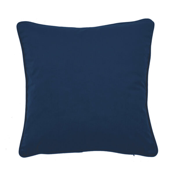 Cuscino in velluto blu 40x40 cm