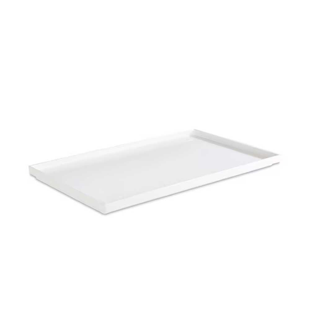 Vassoio 53 x 32 cm in melamina bianca per buffet ed eventi